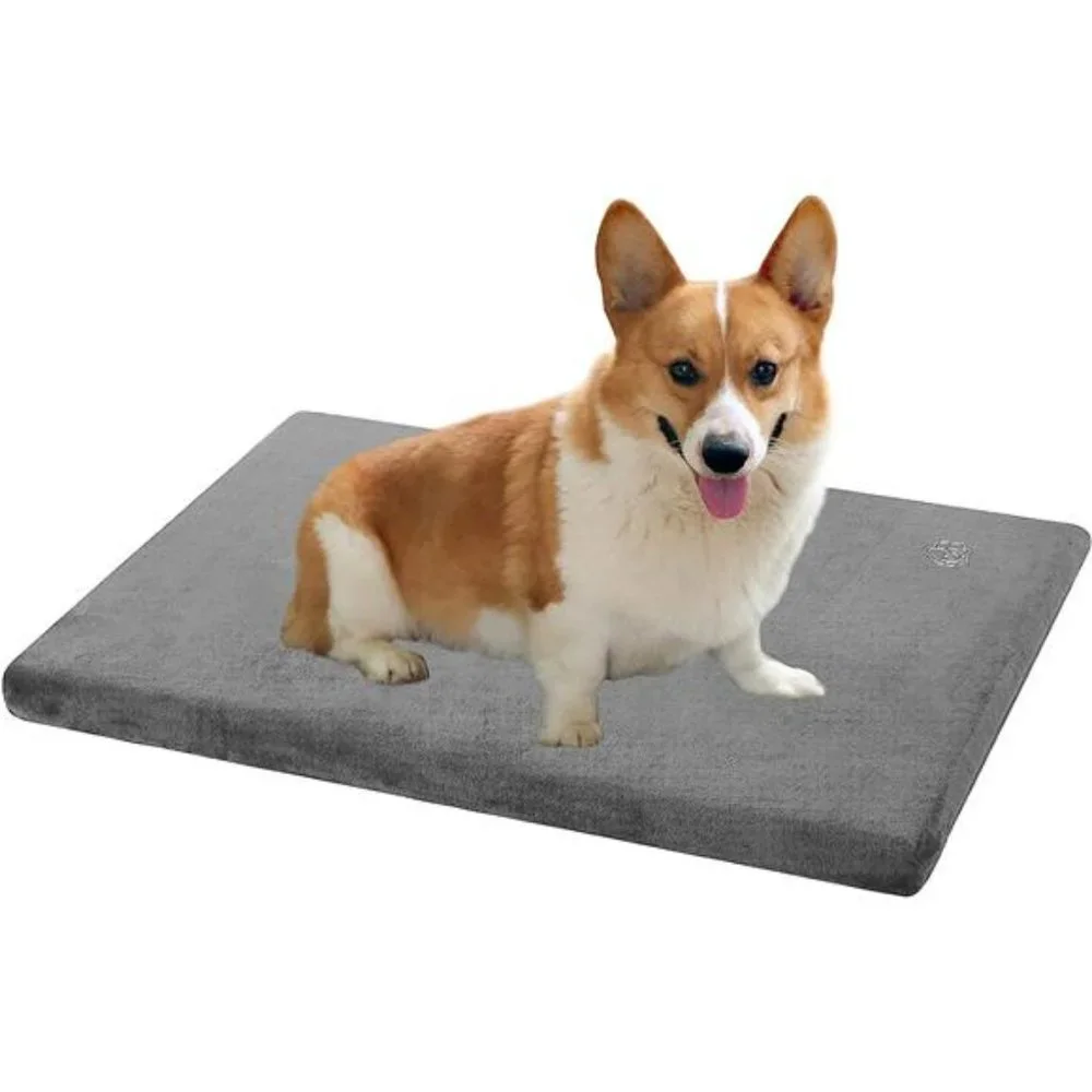 Stylish Dog Bed Mat Dog Crate Pad Mattress Reversible (Cool & Warm), Water Proof